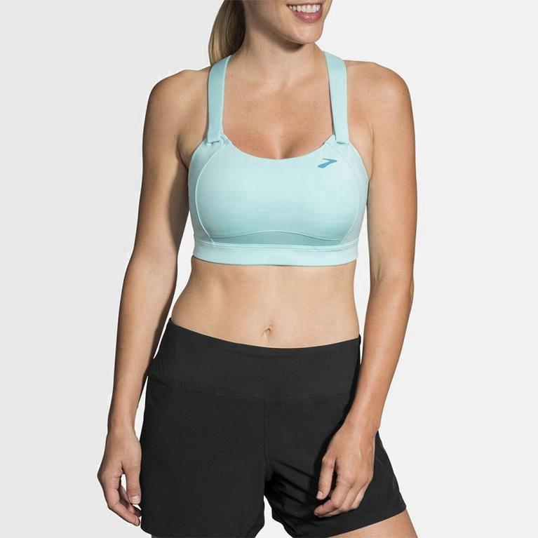 Brooks Juno Sports - Run Bra Mujer - Verde (YD6784152)